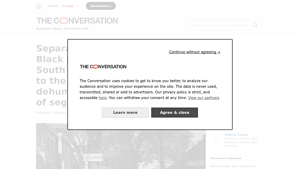The Conversation - Segregation's Silent Monuments