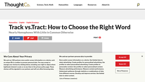 Track - Definition and Usage