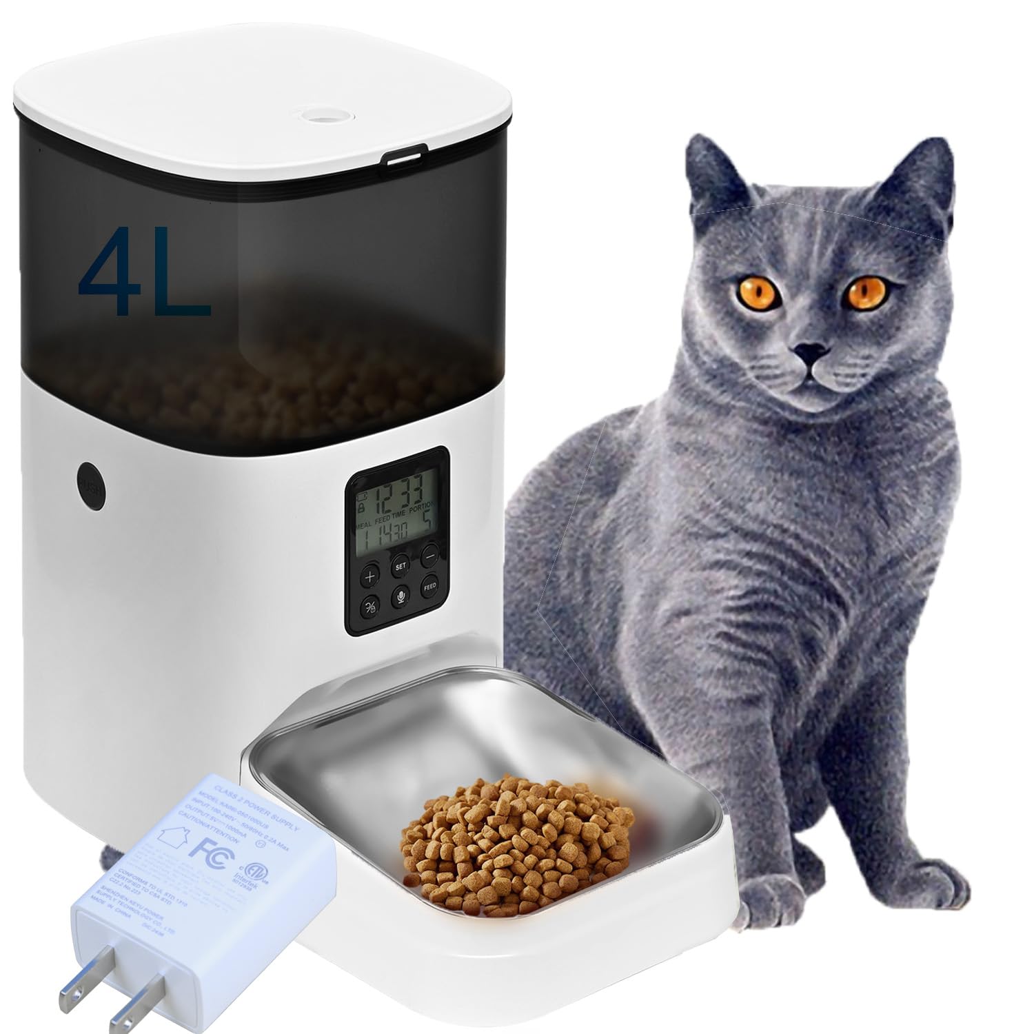 An application scenario or product detail of timed animal food dispenser - Image 20