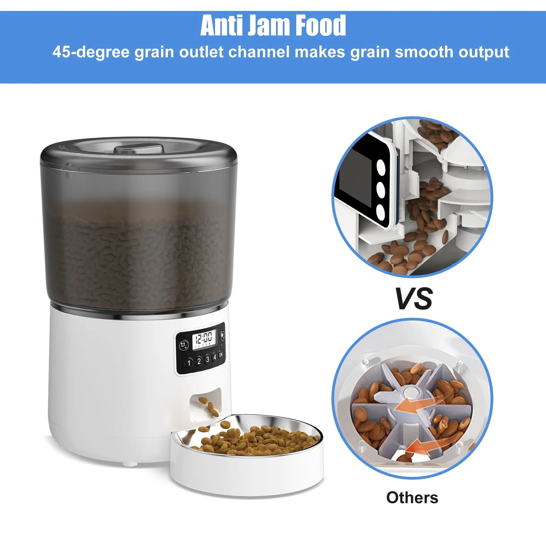 An application scenario or product detail of timed animal food dispenser - Image 21