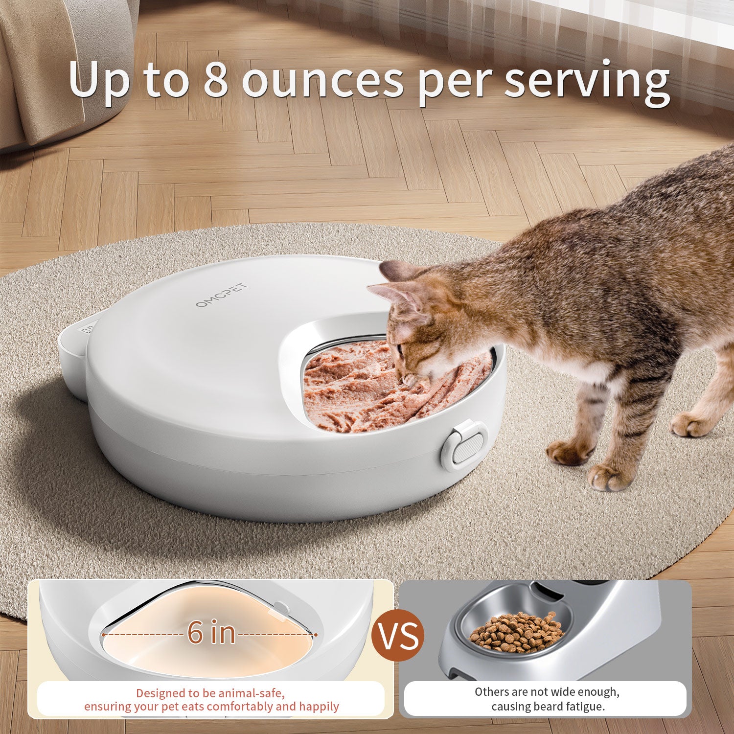 An application scenario or product detail of timed feeder for wet cat food - Image 19