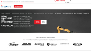 Caterpillar - Telematics Integration with Titan GPS