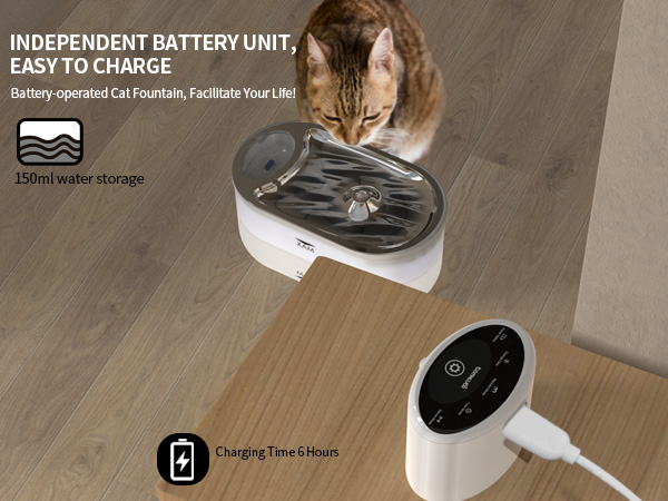 An application scenario or product detail of tomxcute cat water fountain - Image 6