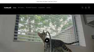 Tomxcute - Automatic Stainless Steel Pet Water Fountain