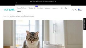 Uahpet - Best Outdoor Cat Water Fountain