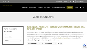 Unique Garden Decor - Wall Fountains