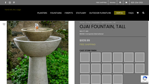 Campania International - Ojai Fountain, Tall