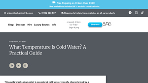 Urban Ice Tribe - Cold Water Therapy