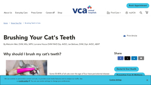 VCA Hospitals - Cat Toothbrushes
