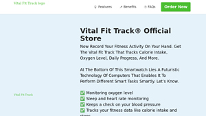 Vital Fit Track™ - Smartwatch for Health Monitoring