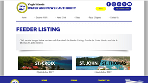 WAPA - Feeder Listings for Virgin Islands