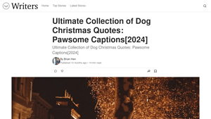 Vocal - Dog Christmas Quotes Collection