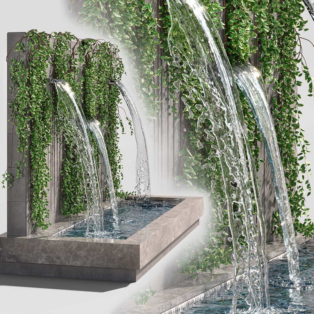 An application scenario or product detail of wall fountains - Image 1