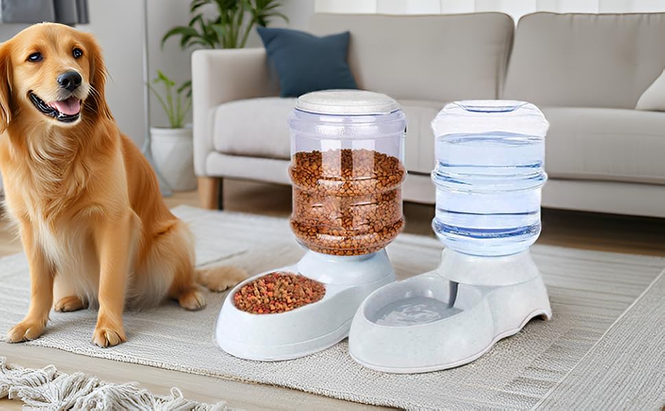 An application scenario or product detail of water and food dispenser for dogs - Image 16