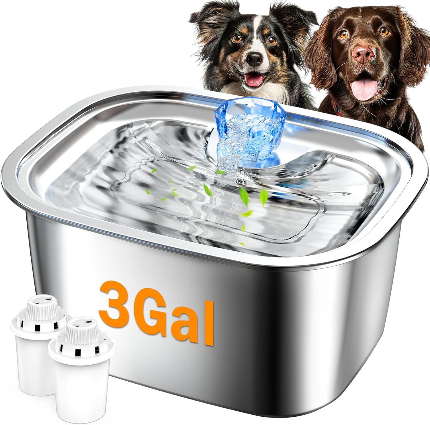 An application scenario or product detail of water bowl fountain for dogs - Image 3