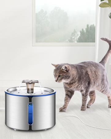 An application scenario or product detail of water bubbler for cats - Image 11