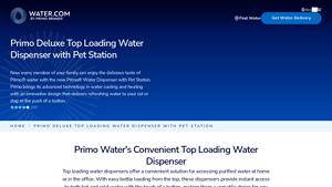 Primo - Deluxe Top Loading Water Dispenser