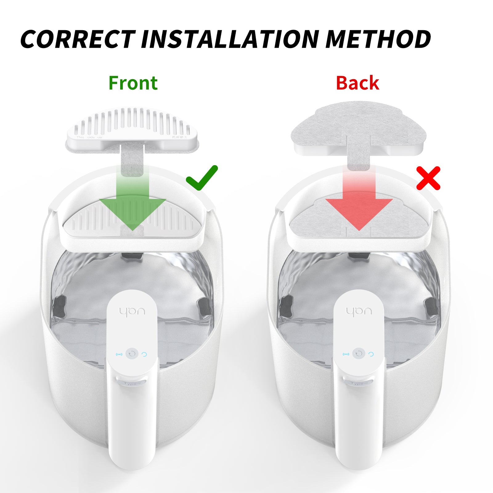 An application scenario or product detail of water filter for cat - Image 4