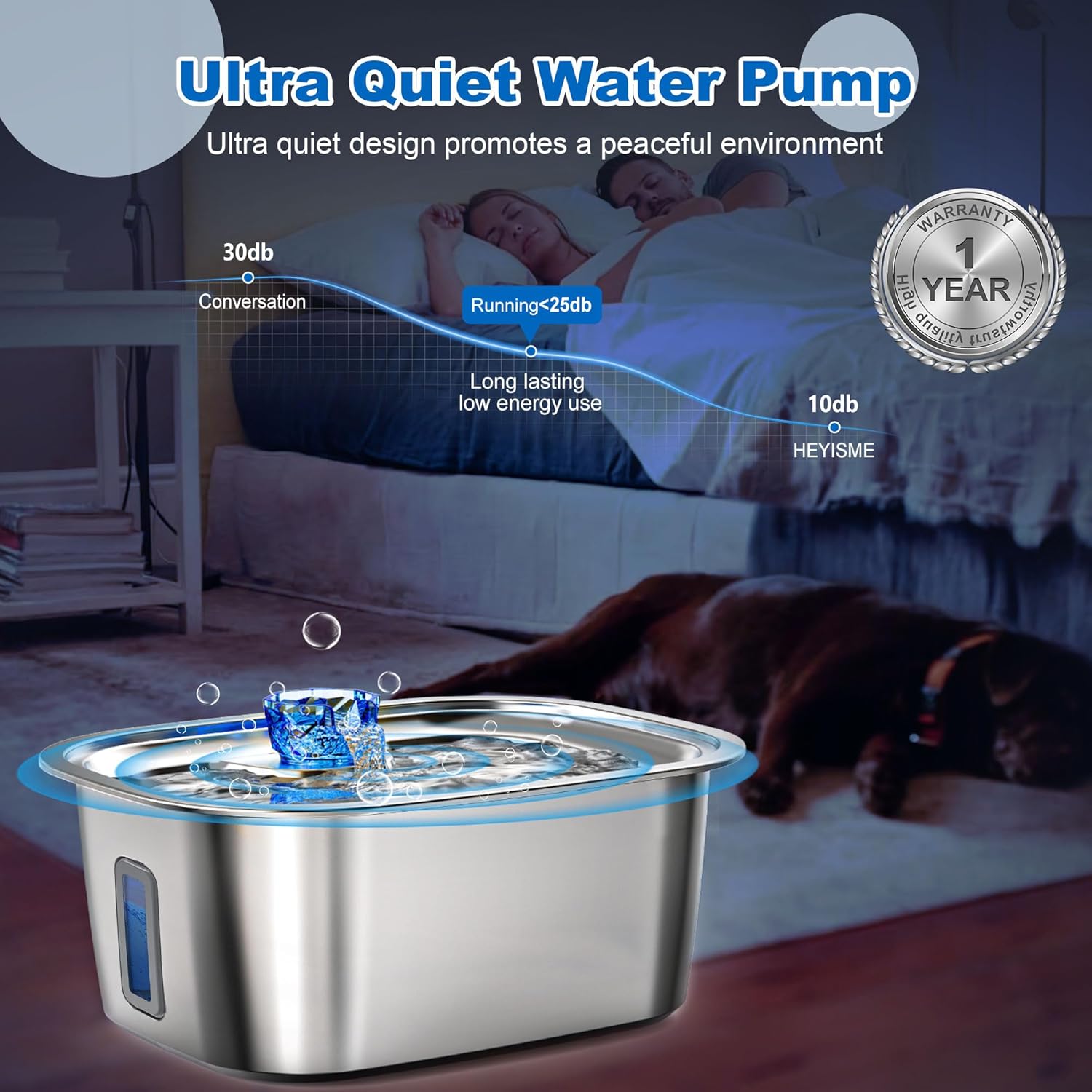 An application scenario or product detail of water fountains for large dogs - Image 14