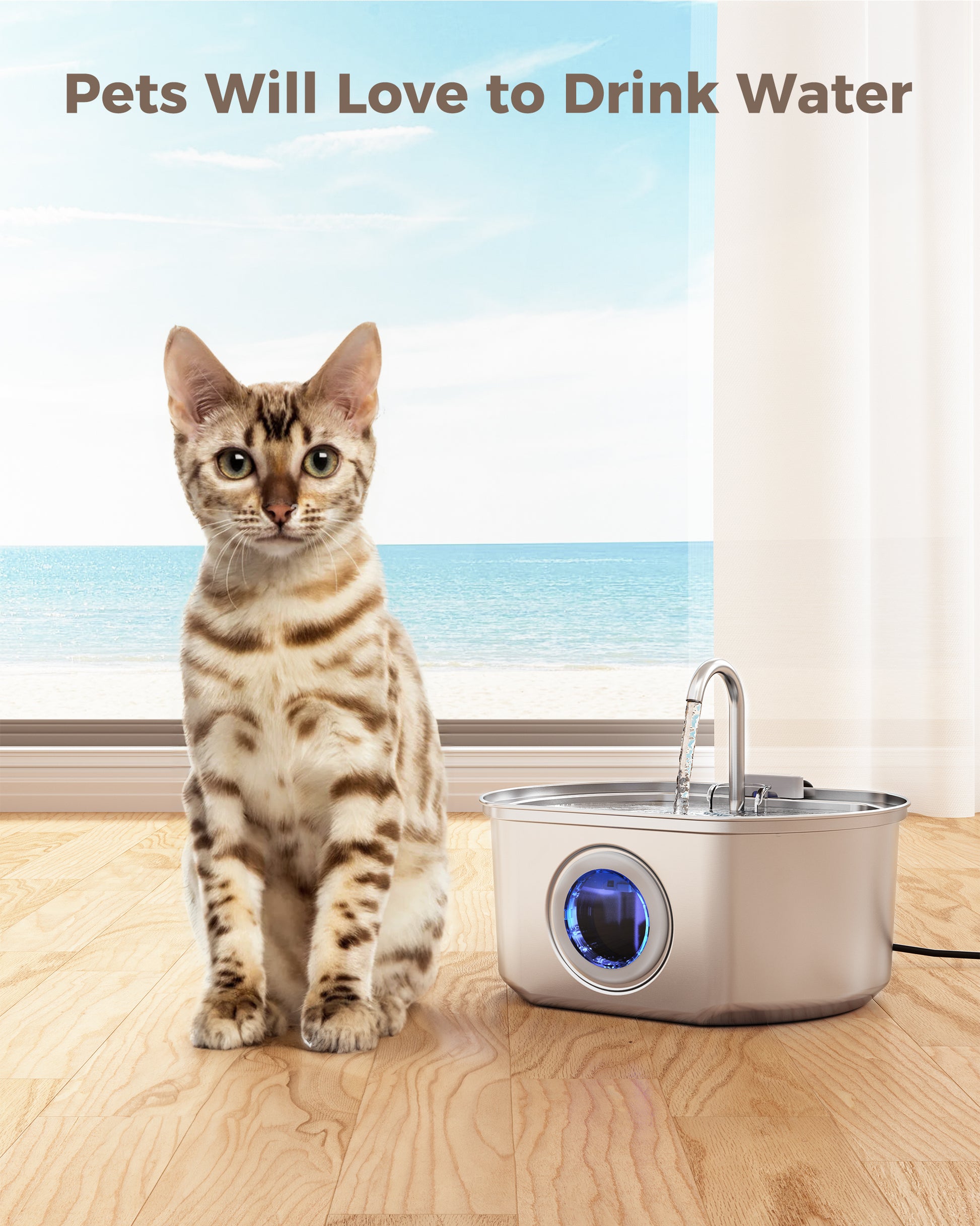 An application scenario or product detail of waterfall cat bowl - Image 4