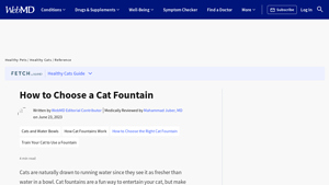 WebMD - Cat Fountains