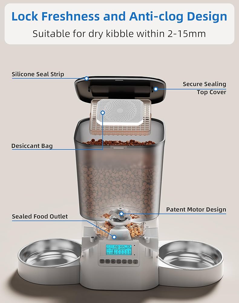 An application scenario or product detail of welltobe automatic cat feeder - Image 11