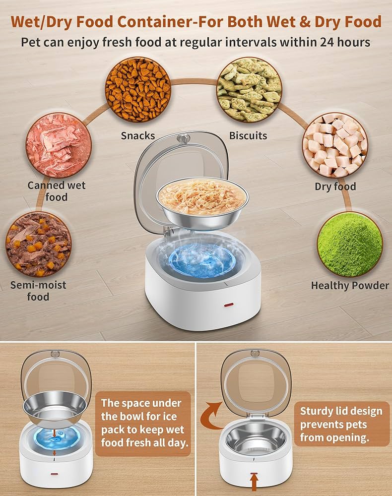 An application scenario or product detail of welltobe automatic cat feeder - Image 14
