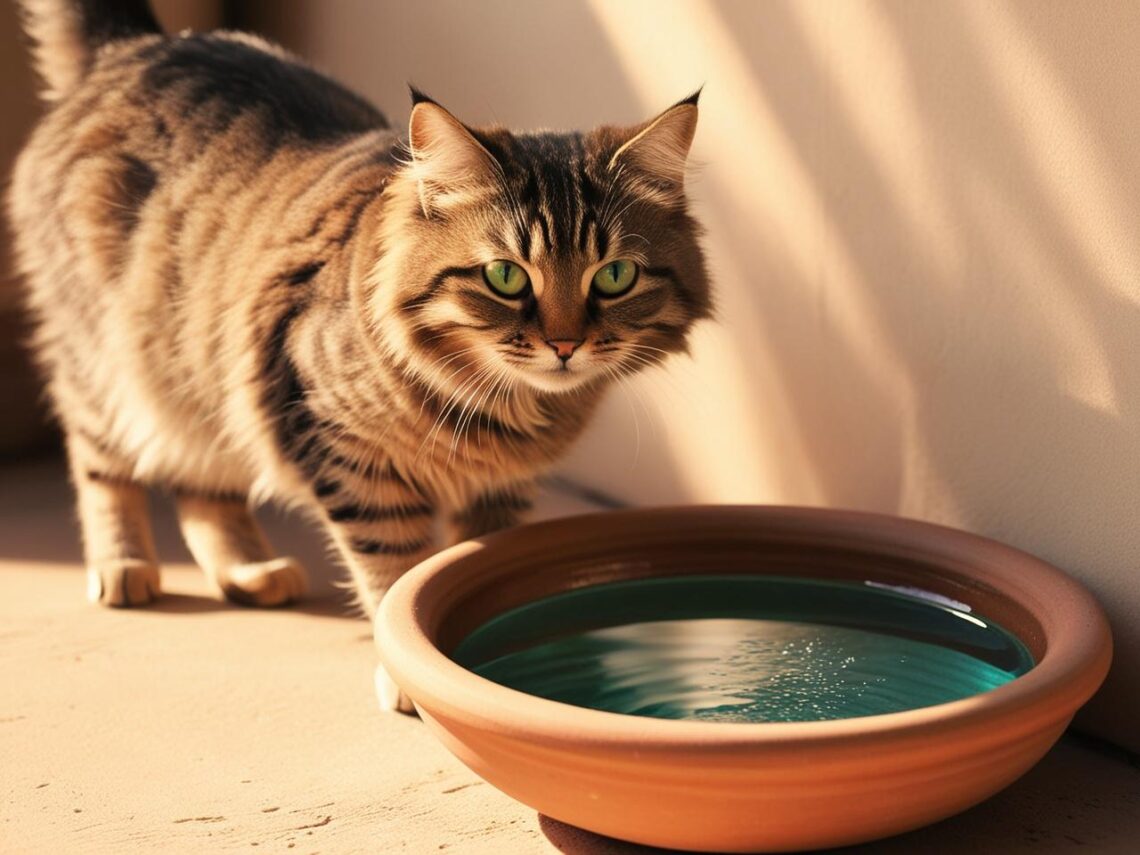 An application scenario or product detail of what is the best highest rated water bowl for cats - Image 18