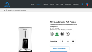 PATPET - PF01 Automatic Pet Feeder