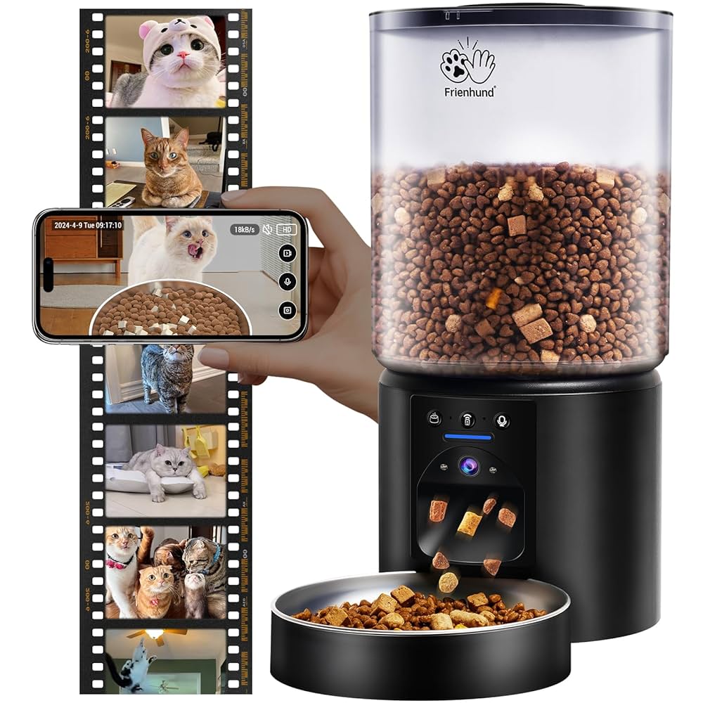 An application scenario or product detail of wifi cat feeder with camera - Image 3