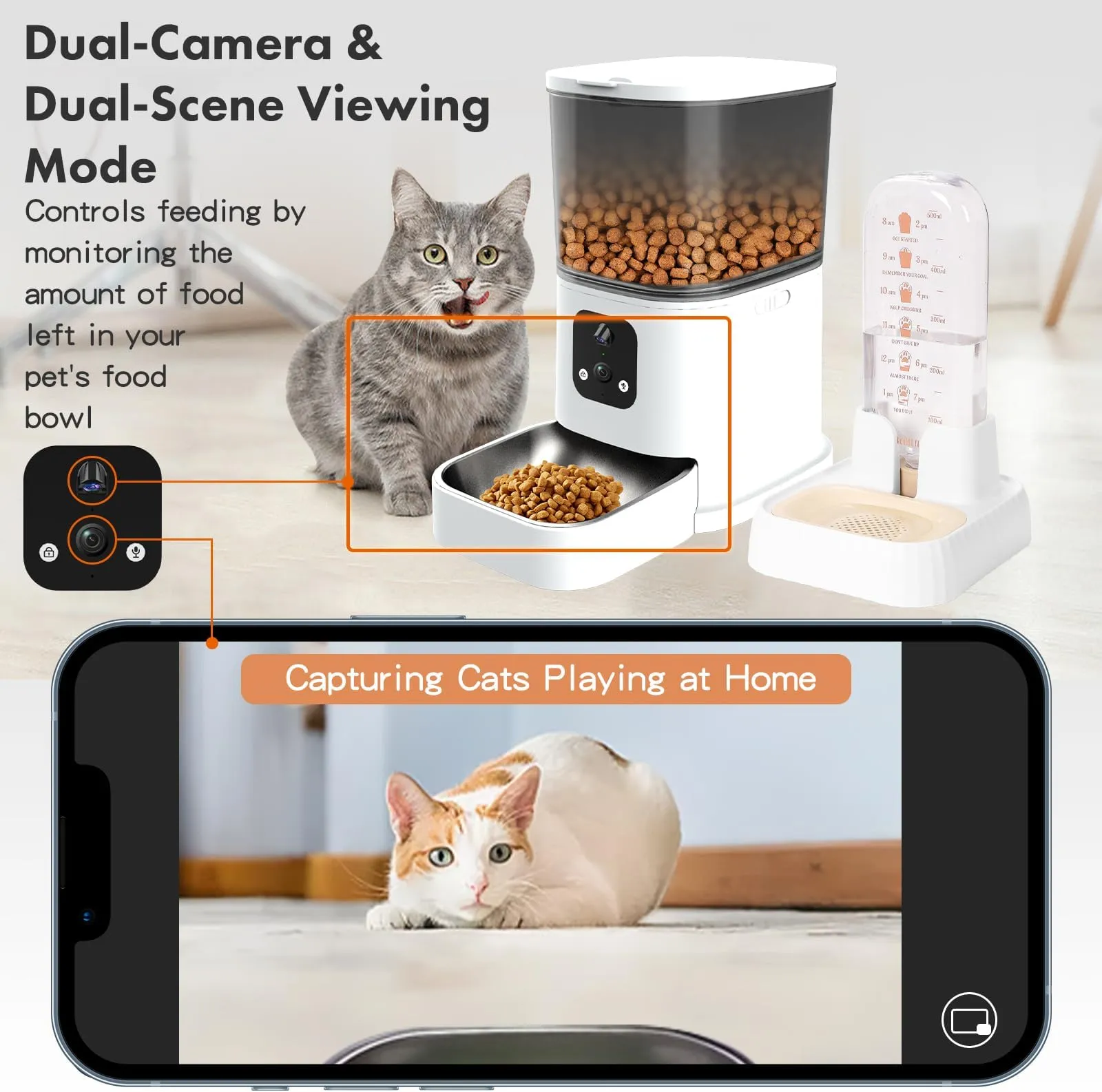 An application scenario or product detail of wifi cat feeder with camera - Image 11
