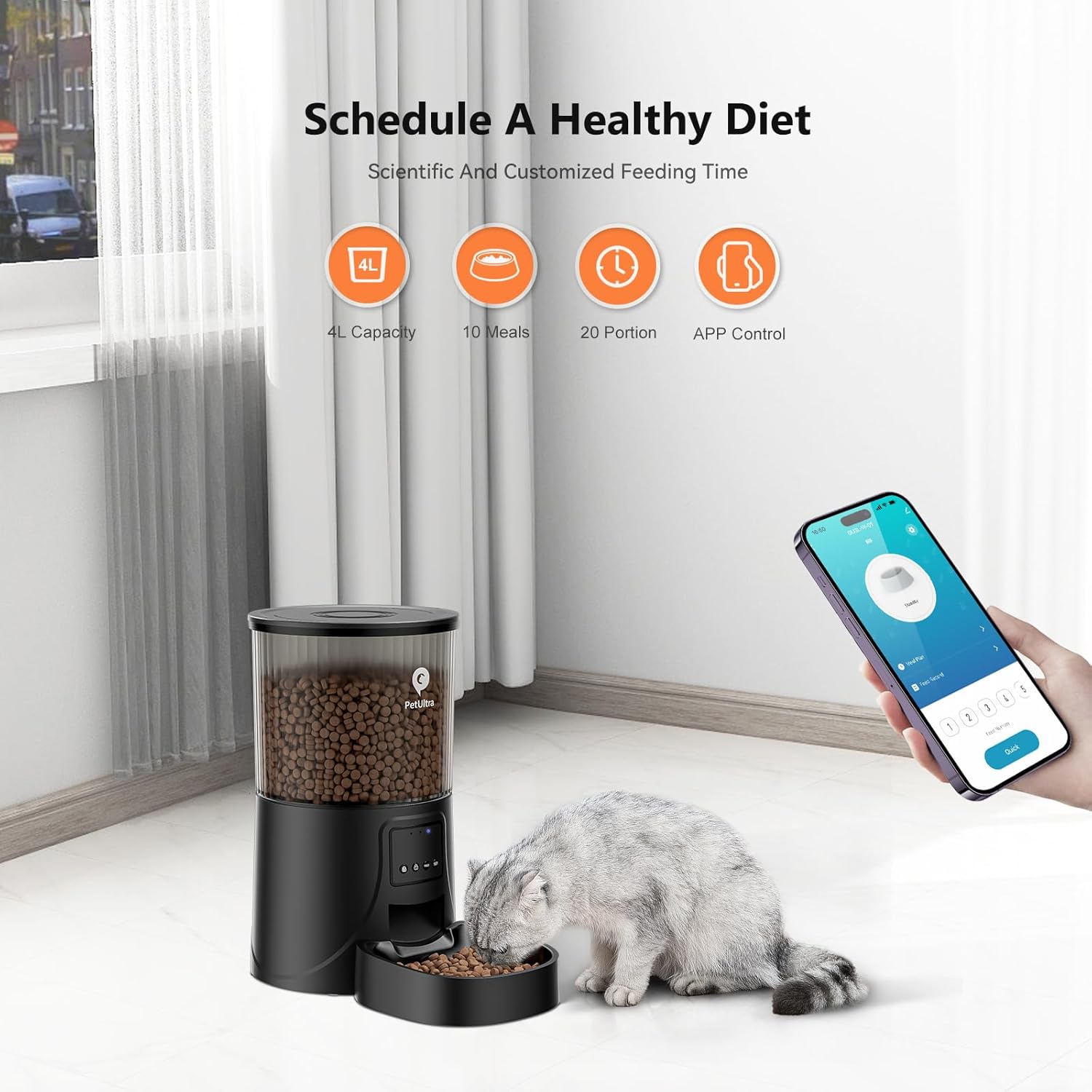 An application scenario or product detail of wifi cat food dispenser - Image 10