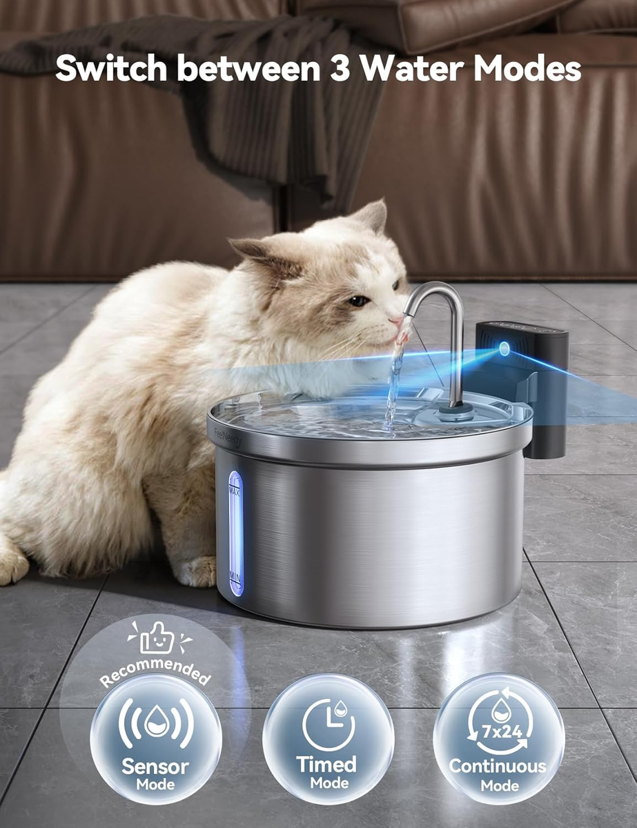 An application scenario or product detail of wireless cat fountains - Image 22