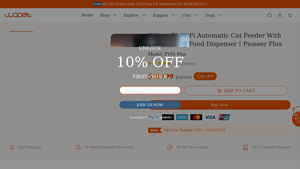 WOpet - Pioneer Plus WiFi Automatic Pet Feeder