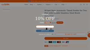 WOpet - Barn Automatic Cat Feeder FT50D