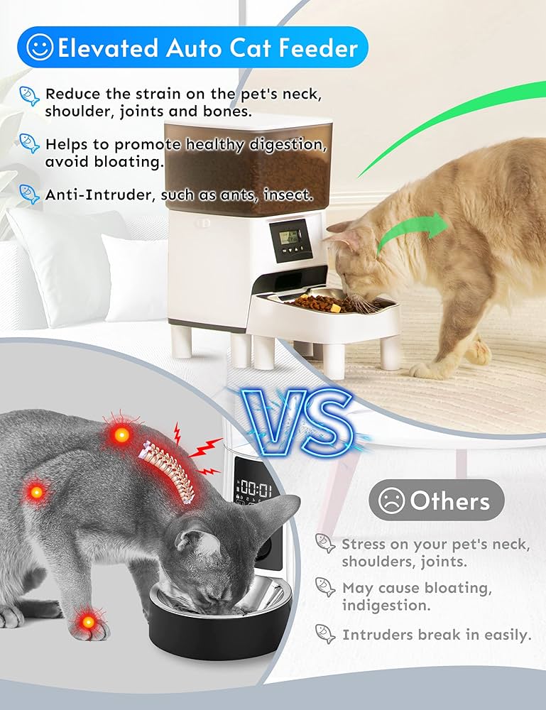 An application scenario or product detail of wuipet automatic cat feeder - Image 2