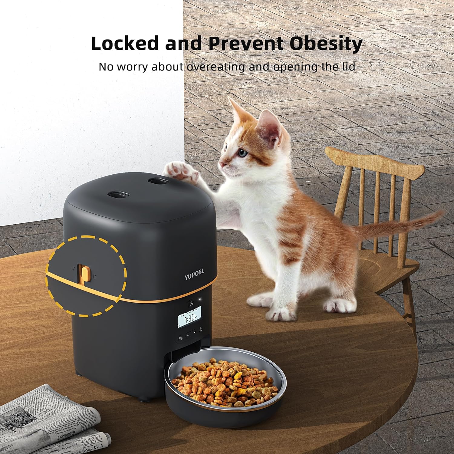 An application scenario or product detail of yuposl cat feeder - Image 13