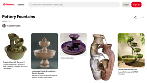 Pinterest - Indoor Tabletop Water Fountains