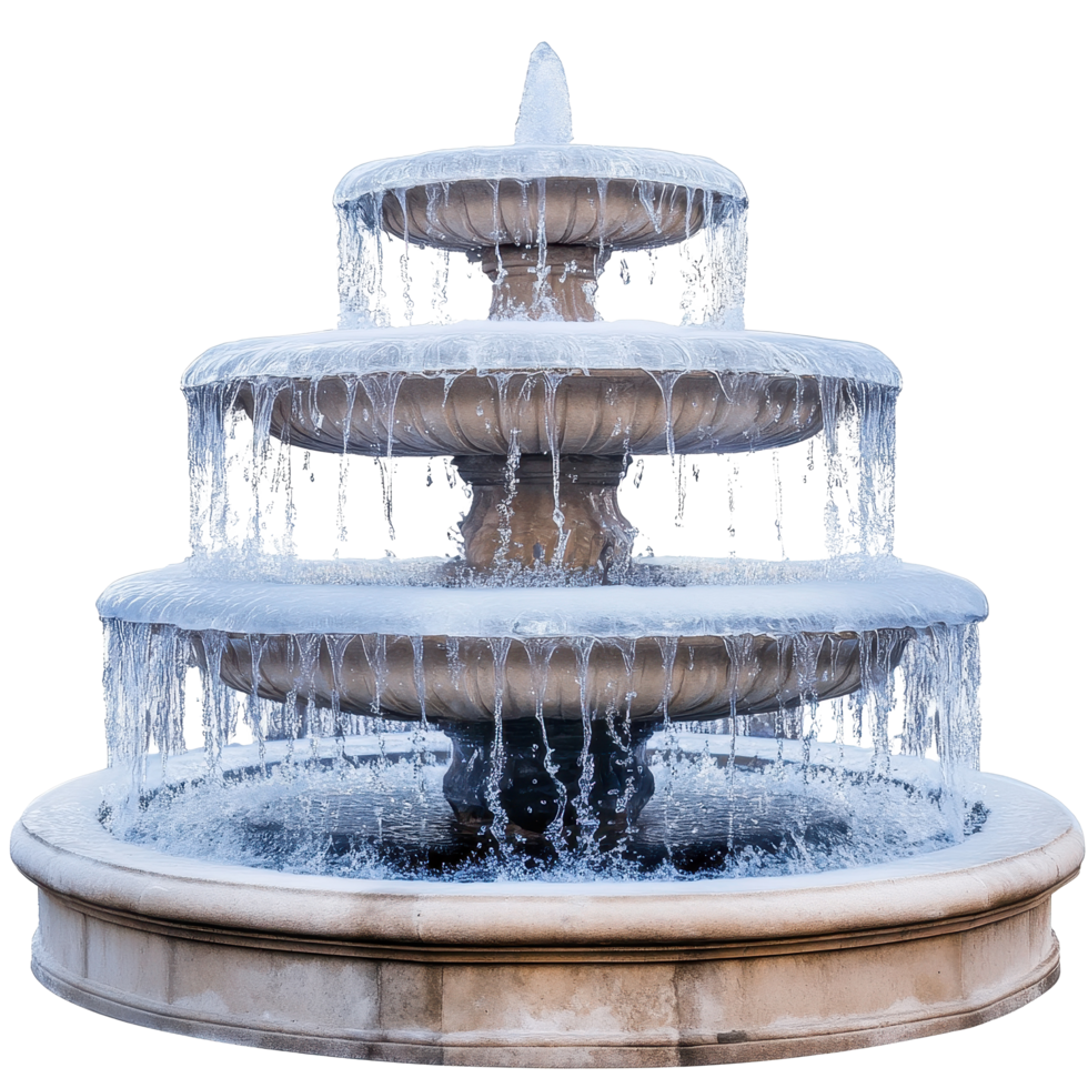 cascading water fountain manufacturing details
