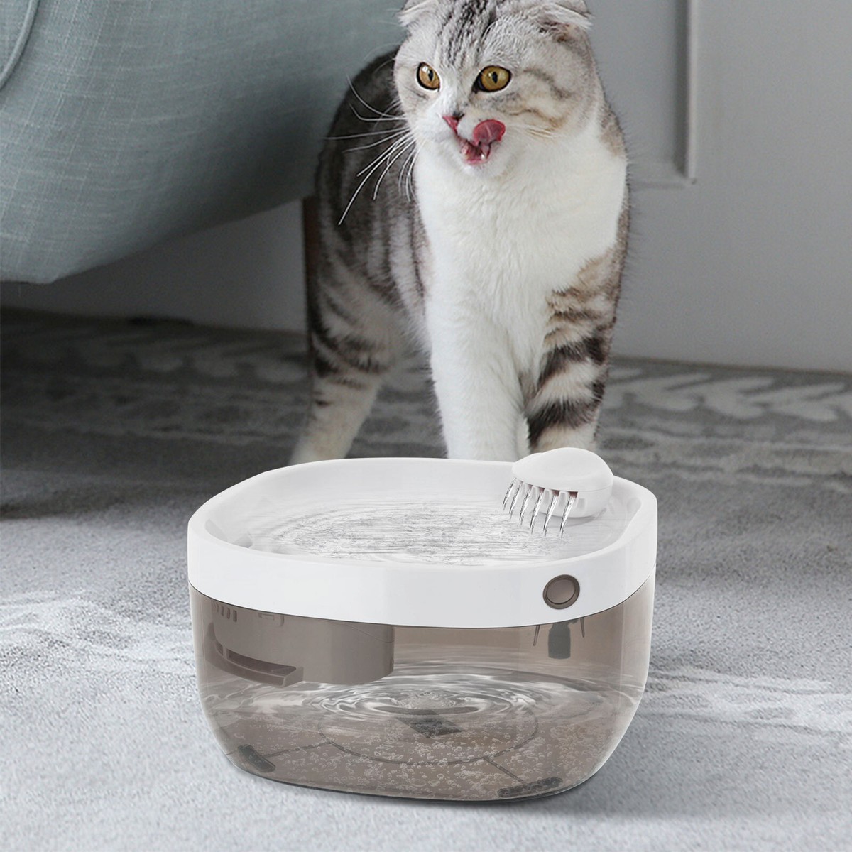 cat water fountain made in usa manufacturing details