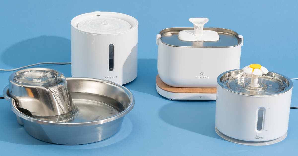 cat water fountain stainless manufacturing details