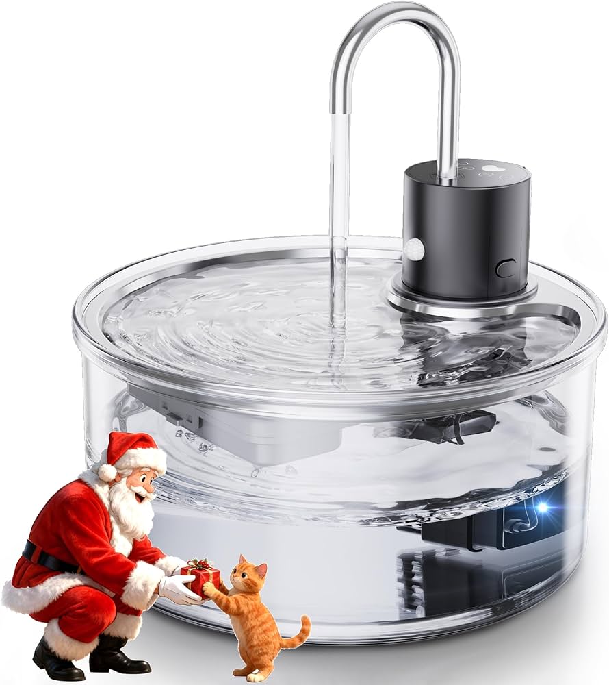 glass cat fountain manufacturing details