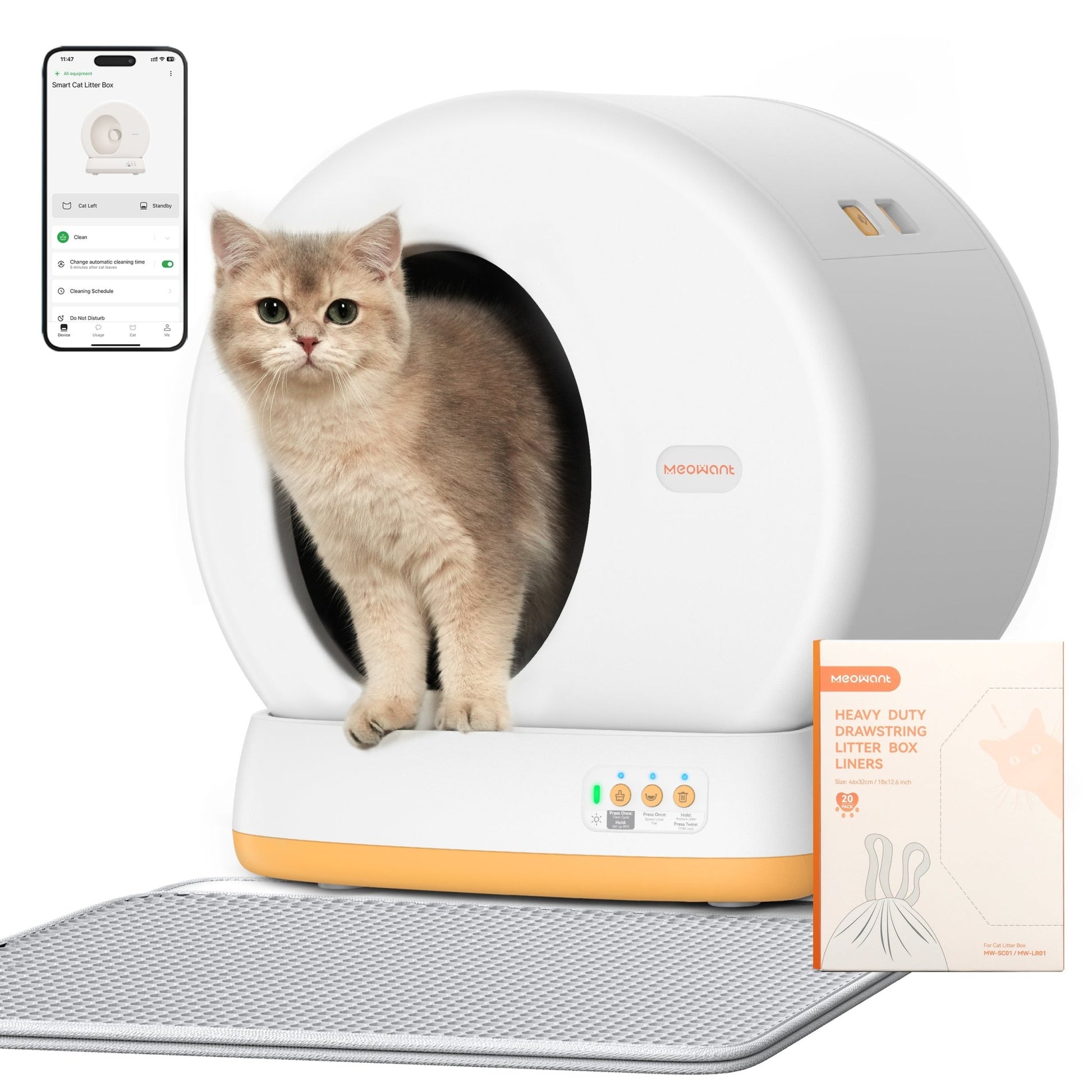 meowant litter box review manufacturing details