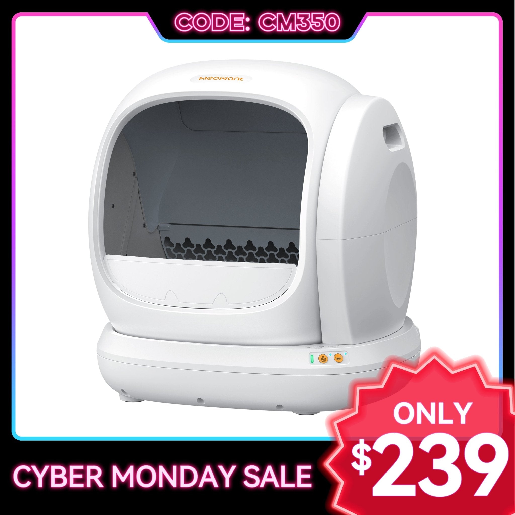 meowant self cleaning litter box reviews manufacturing details