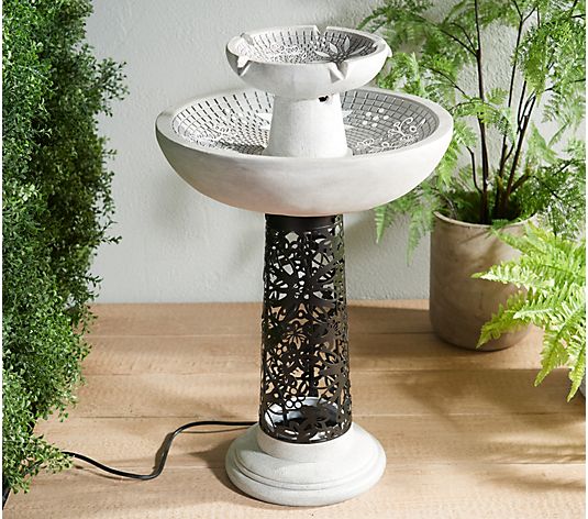 qvc water fountain manufacturing details