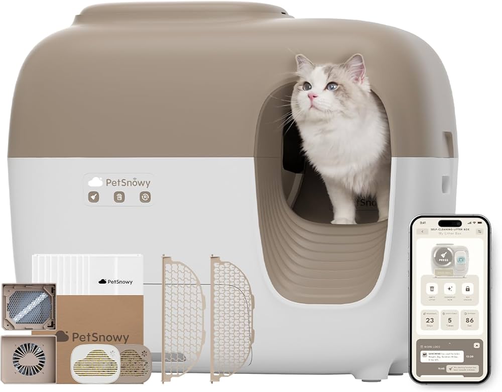 snowy pet litter box manufacturing details