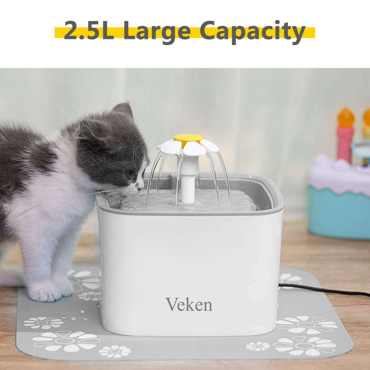 veken pet fountain manufacturing details